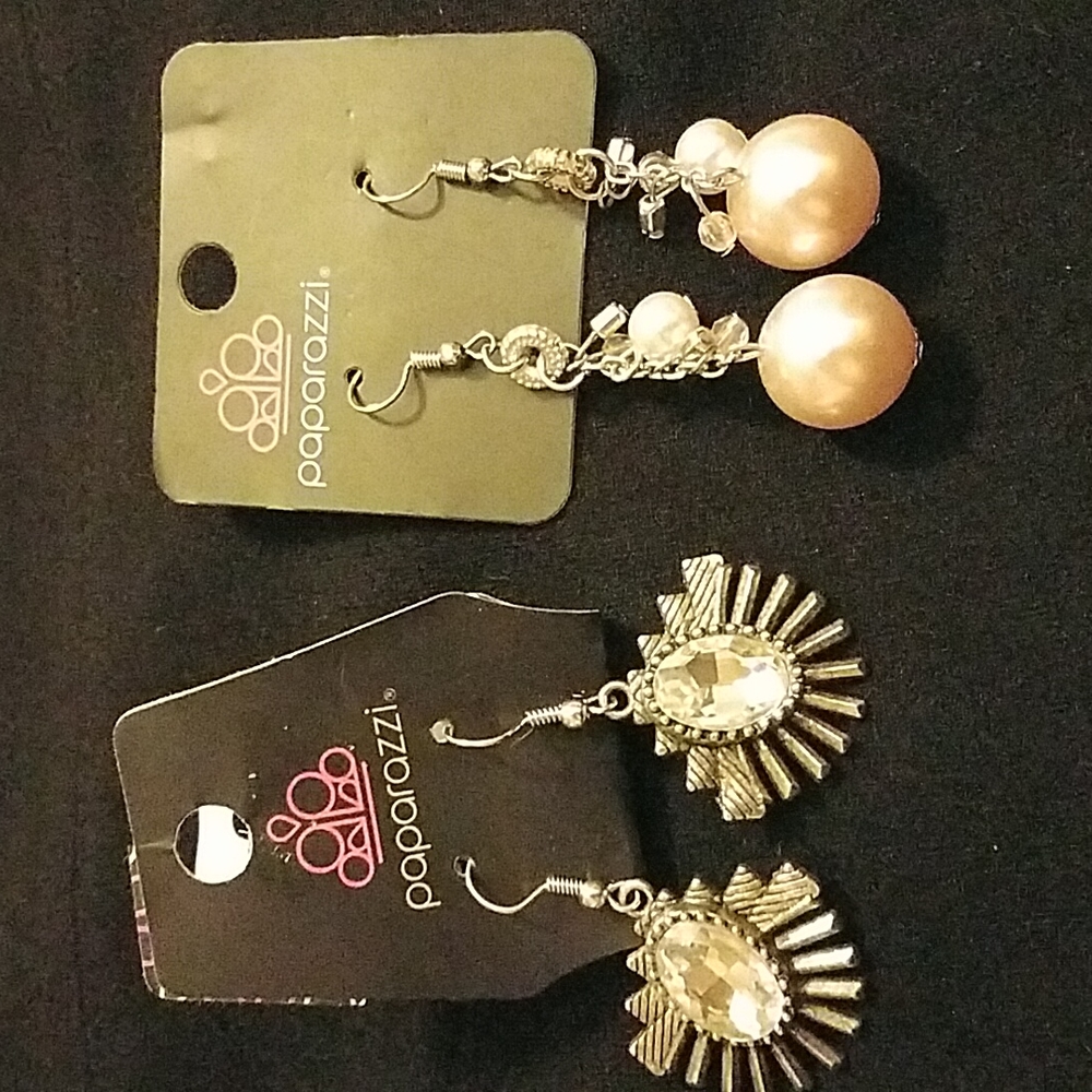 2 New Pairs of Paparazzi Earrings